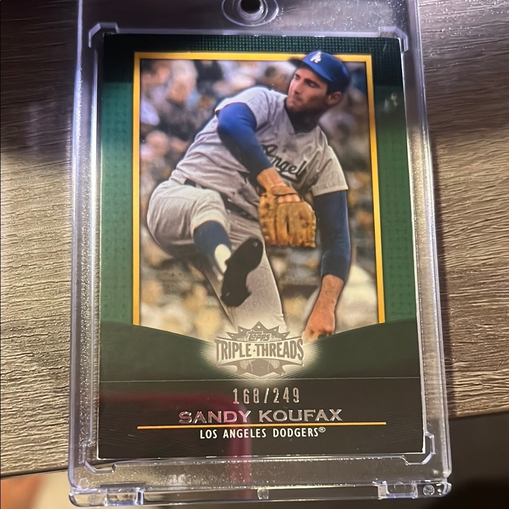 Sandy Koufax Baseball Card